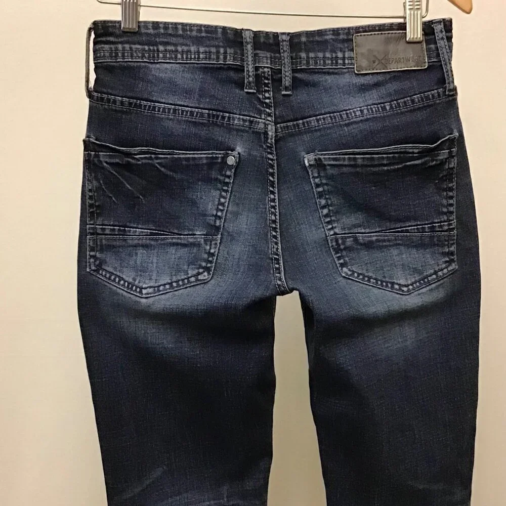 DepartWest 28x32 Trouper Men’s Slim Fit Jeans Stretch Logo DWD220